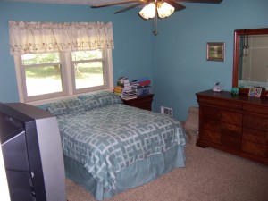 First Floor Bedroom with Half Bath